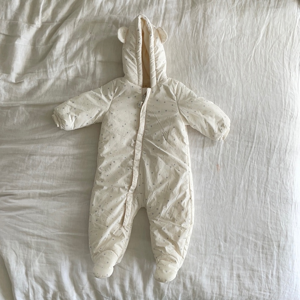 Baby Zara snow suit with super soft fleece lining